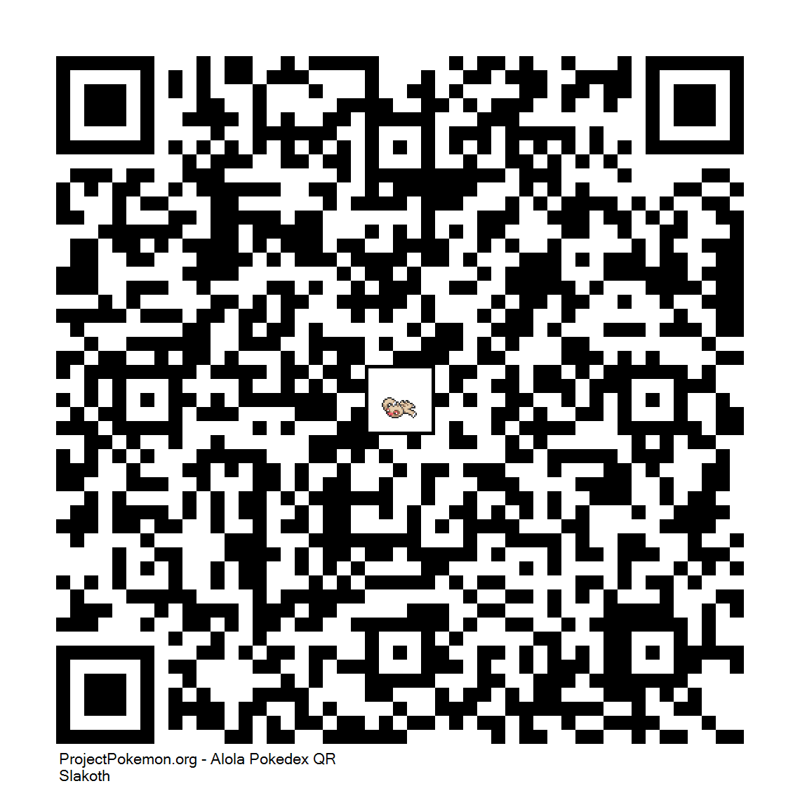 Cdigo QR de Slakoth